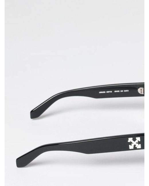 Off-White c/o Virgil Abloh Blue Virgil Rectangular Acetate Sunglasses With Arrow Logo for men