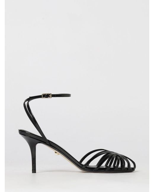 ALEVI White Patent Leather Sandals