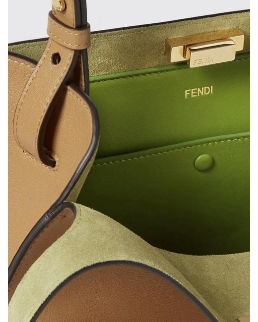 Borsa Tote Way Medium di Fendi in Natural