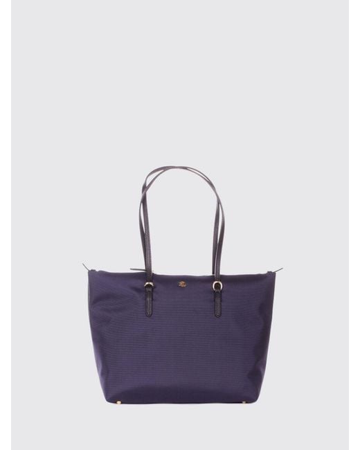 Ralph Lauren Blue Keaton Nylon Bag
