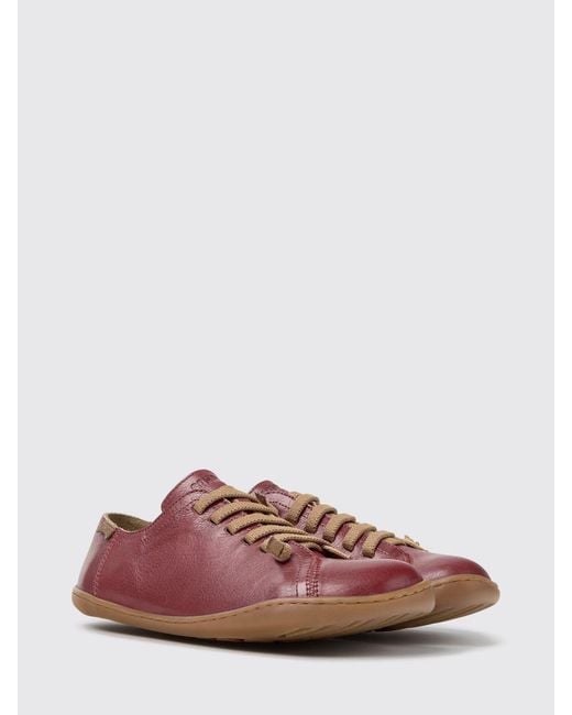 Camper Red Peu Slip-On Trainers