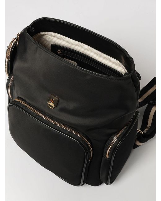 Liu Jo Black Fabric And Synthetic Leather Backpack