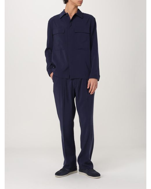 Hevò Hemd Herren in Blue für Herren