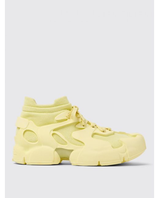 CAMPERLAB Yellow Tossu 3D Recycled Pet Knit Sneakers