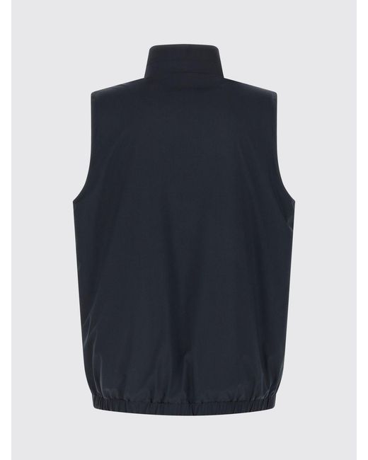 Kiton Blue Reversible Nylon Vest for men