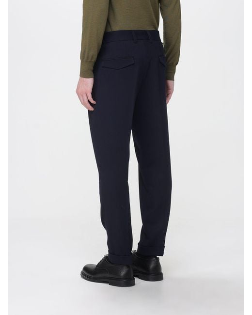 Paolo Pecora Blue Trousers for men