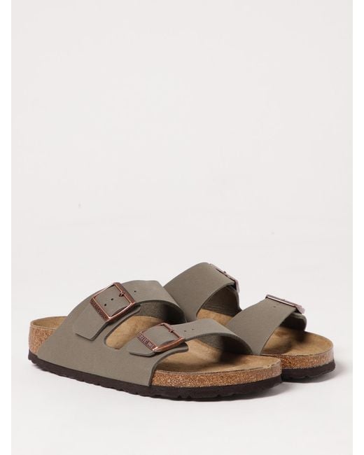 Birkenstock Brown Arizona Birko-Flor Sandals for men