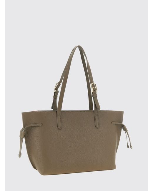 Furla Gray Shoulder Bag