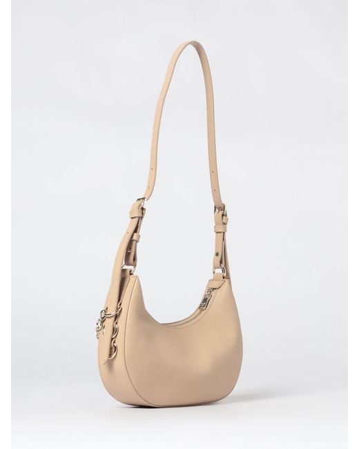 Patrizia Pepe White Grained Leather Bag