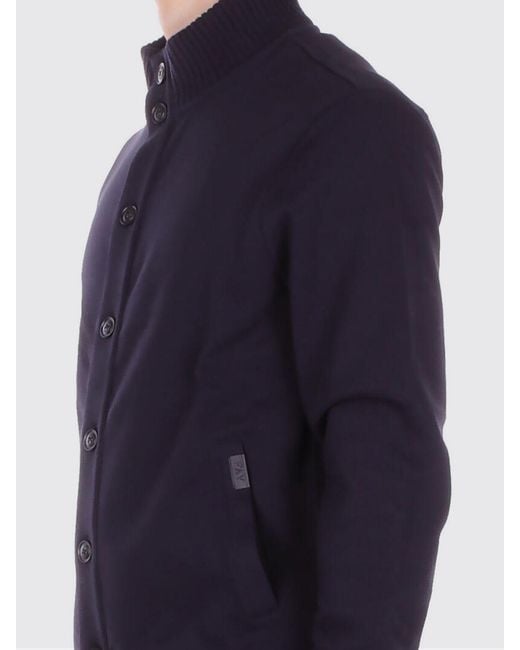 Cardigan En Mélange De Coton Fay pour homme en coloris Blue