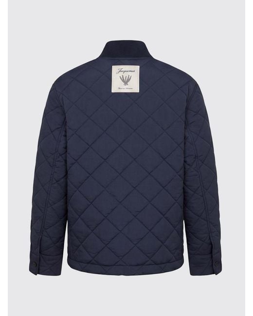 Jacquemus Blue Double-Breasted Puffer Jacket for men