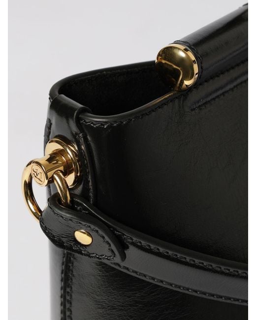 Dolce & Gabbana Black Dolce &Amp Gabbana Vittoria Polished Leather Bag