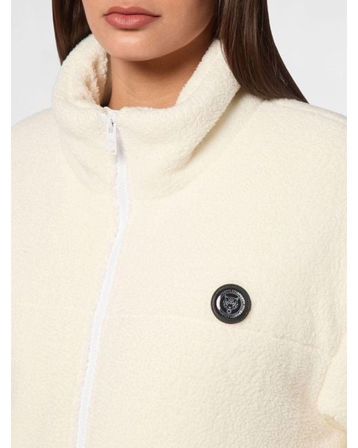 Philipp Plein Natural Relaxed Fit Short Sports Jacket