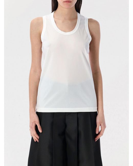 Comme des Garçons White Tank Top