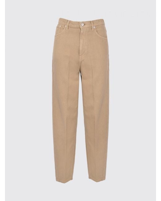 Dondup Natural Straight Cotton Denim Jeans