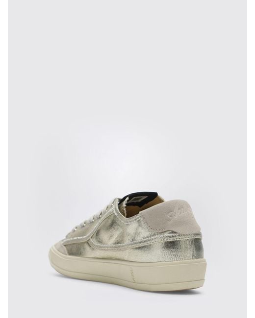 Autry White Laminated Leather Windscape Sneakers