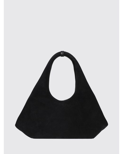Coperni Black Folded Suede Bag