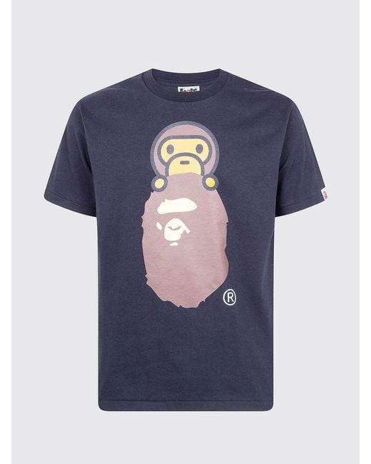 A Bathing Ape Blue T-Shirt for men