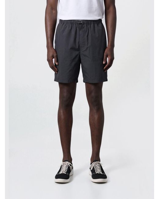 Roberto Collina Blue Cotton Shorts for men