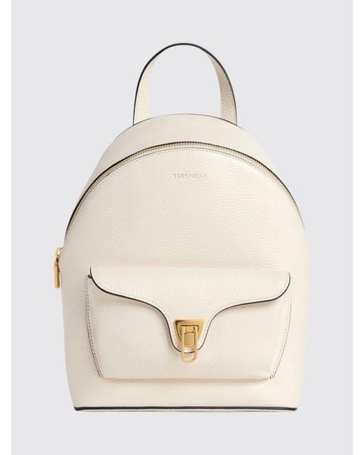 Coccinelle Natural Beat Generation Grained Leather Backpack