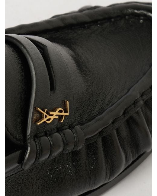 Saint Laurent White Le Loafer Penny Loafers