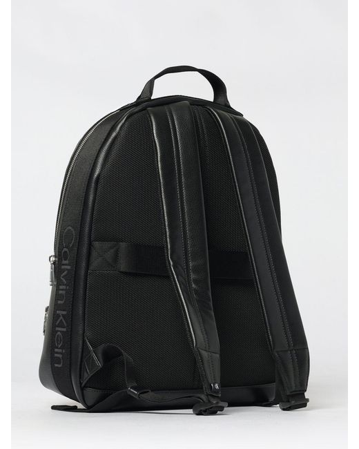 Calvin Klein Black Webbing Strap Backpack for men