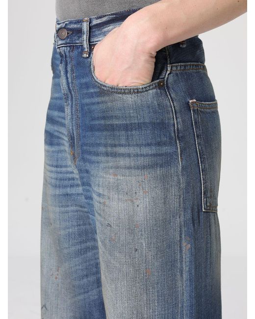 Acne Blue Wide-Leg Jeans