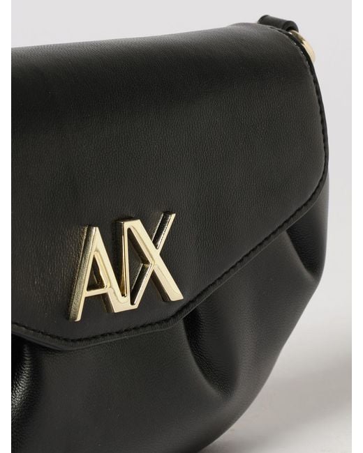 ARMANI EXCHANGE Black Synthetic Leather Bag