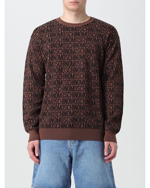 Pull Homme Moschino Couture pour homme en coloris Brown