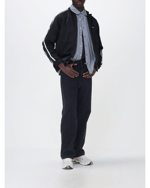 Carhartt Blue Cotton Blend Zip Hoodie for men