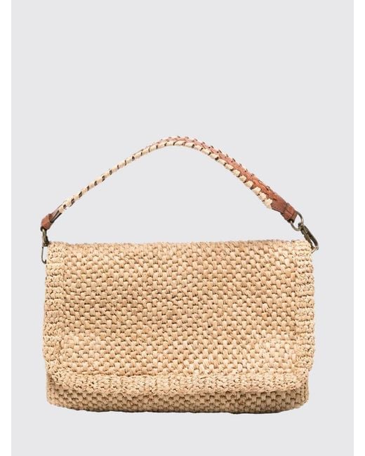 IBELIV Natural Opera Raffia Bag