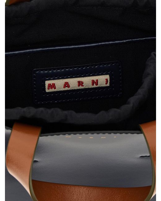 Marni Blue Schultertasche Damen
