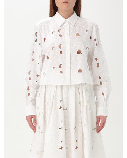 MSGM Natural Hemdbluse Damen