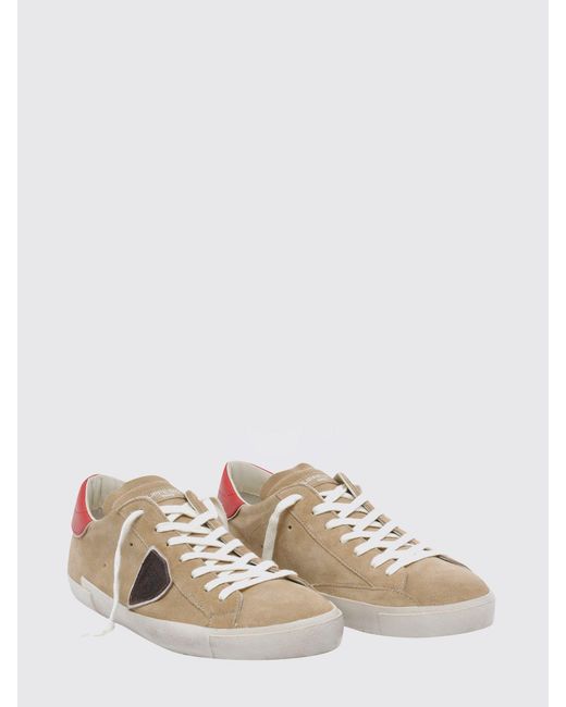 Philippe Model White Prsx Leather Sneakers for men