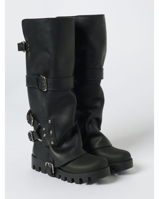 Bottines Plates Femme Dolce & Gabbana en coloris Black