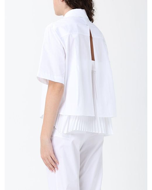 Semicouture White Casual Cotton Shirt
