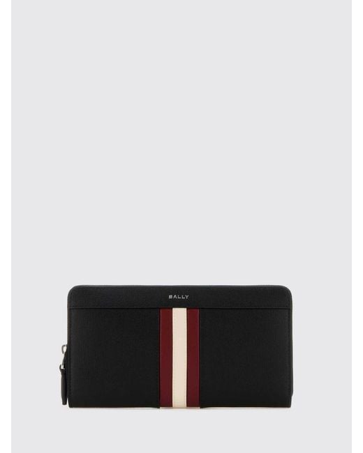 Bally Black Bovine Leather Wallet for men