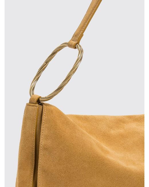Twinset Natural Liliane Suede Bag