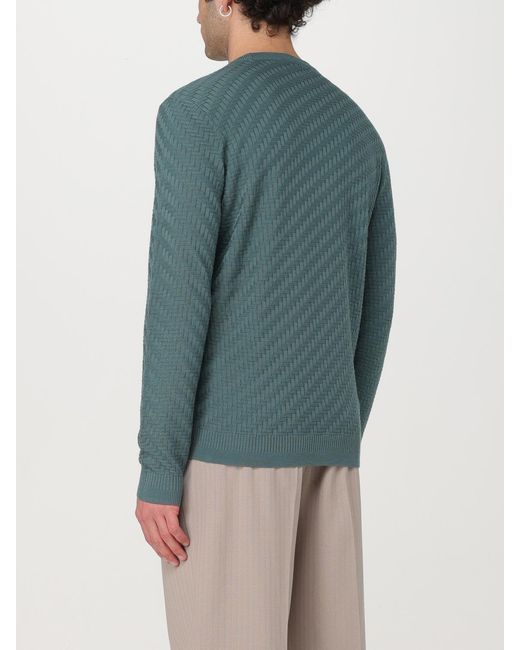 Emporio Armani Blue Sweater for men