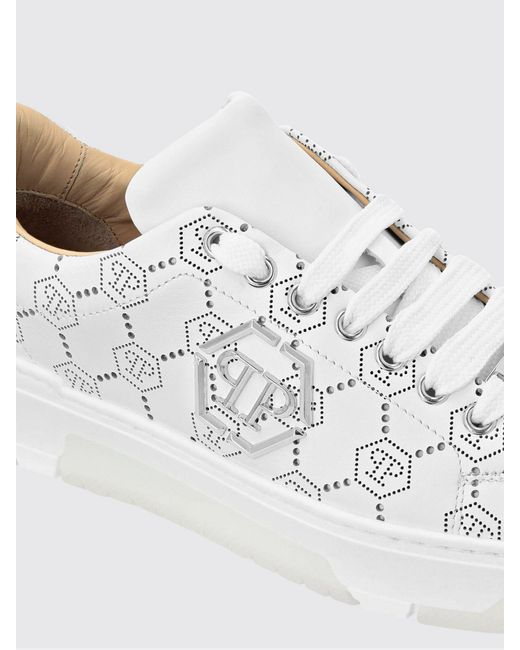 Philipp Plein White Trainers for men