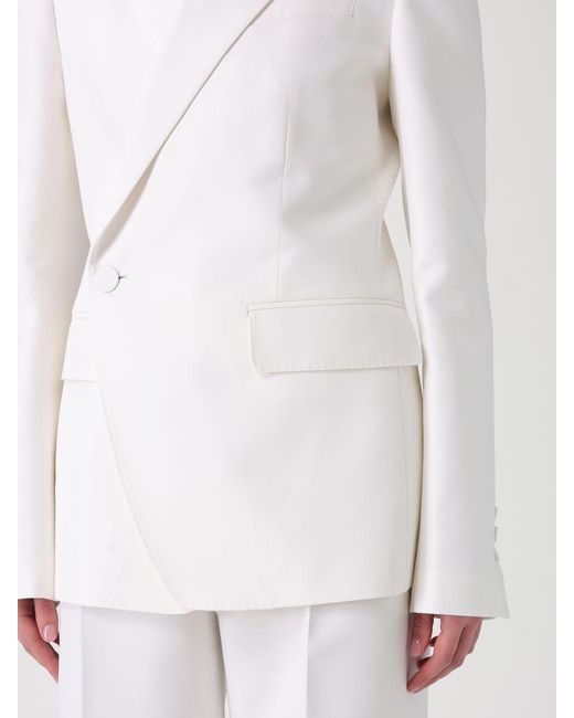 DSquared² White Single-Breasted Cotton Blend Suit