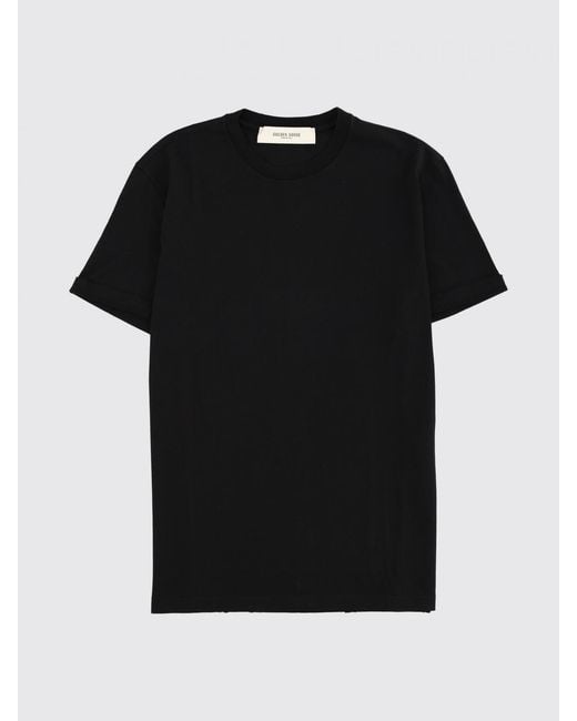 Golden Goose Deluxe Brand Black Basic Cotton T-Shirt for men