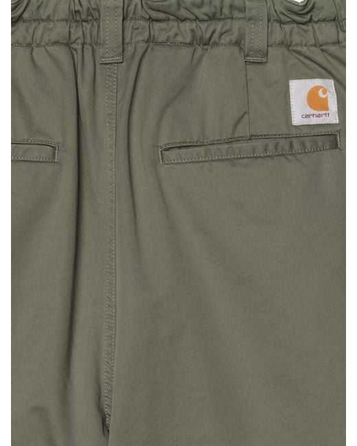 Carhartt Green Cotton Shorts for men