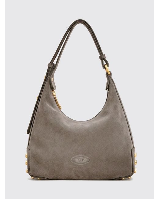 Tod's Gray Shoulder Bag