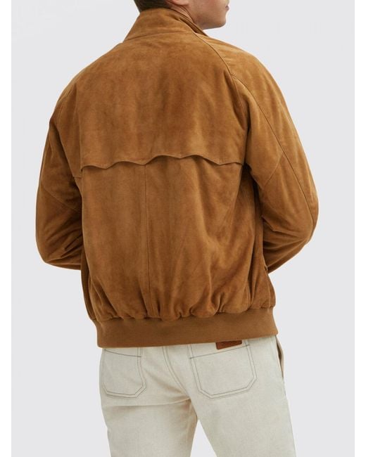 Baracuta Natural Suede Jacket for men