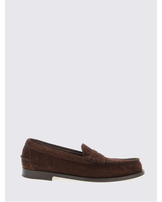 Church's White Suede Calfskin Loafers for men