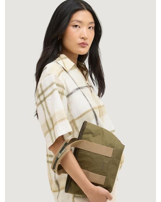 Barbour Natural Waxed Cotton Mya Bag