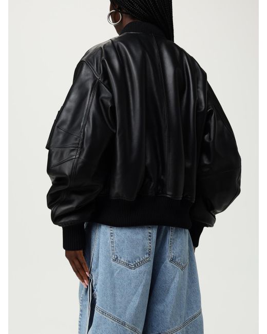 The Attico Black Jacke Damen