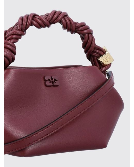 Ganni Purple Handbag