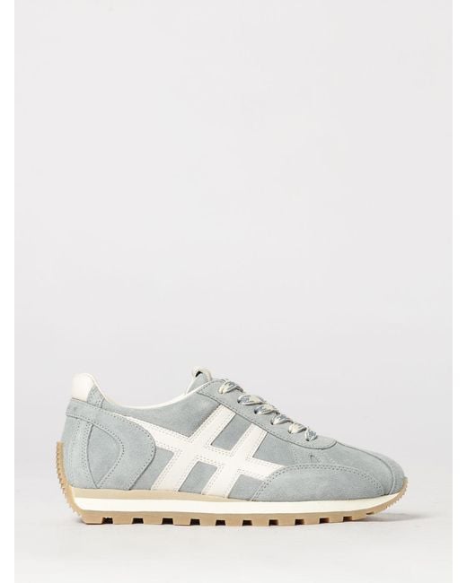 Hogan White 86Er Suede Sneakers